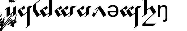 Tengwar Noldor font