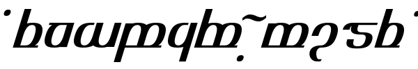 Tengwar Optime Diagon font