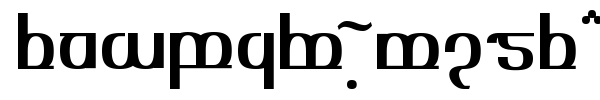 Tengwar Optime Diagon font preview