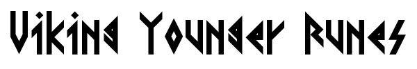 Viking Younger Runes font