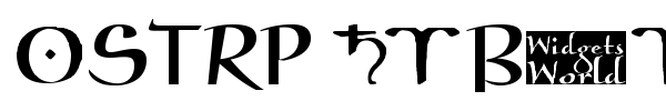 Astro Ganza font preview