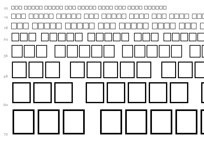 Eileens Medium Zodiac font waterfall