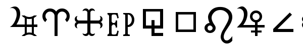 HamburgSymbols font