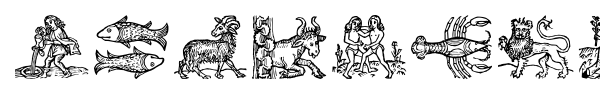 Tierkreis3 font preview