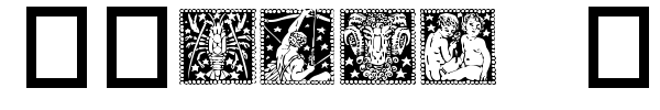 Zodiac 02 font