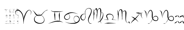 Zodiac Hellron font