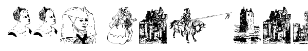 001 Medieval Daze font