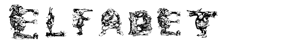 Elfabet font