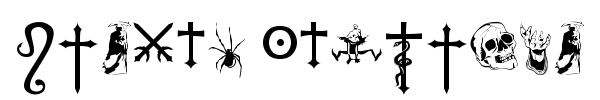 Fiolex Mephisto Dingbats font