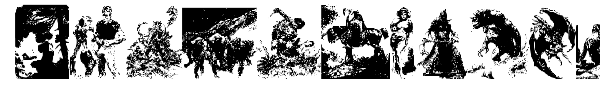 Frazetta Bats 1 font