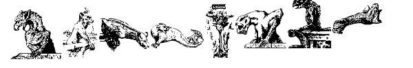 Gargoyles font