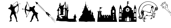 Mediaeval Bats font