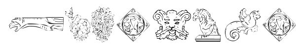 Monsters of Stone font