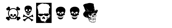 Skullz font