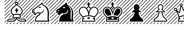 Chess Alpha font