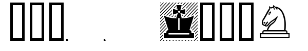 Chess Lucena font
