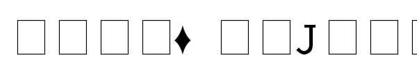 Hoyle Playing Cards font