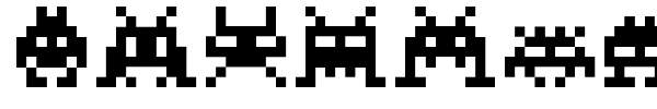 Invaders font