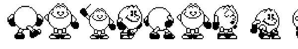 Pac-Man 2 The New Adventures font
