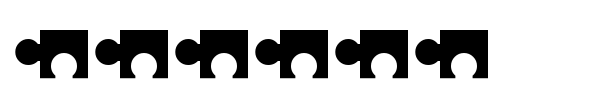 Puzzle font