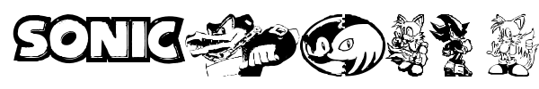 Sonic Mega Font font