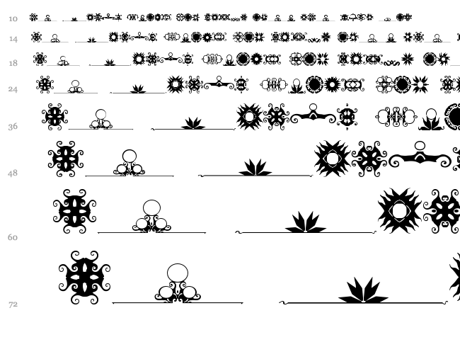 BR Turkles Revenge font waterfall