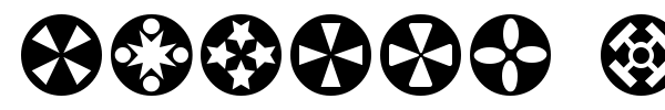 Circle Things font