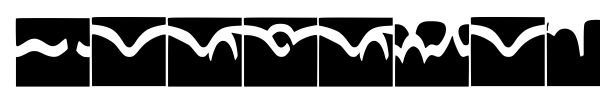 CodedBorder font