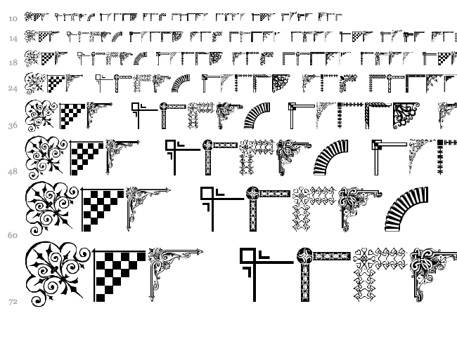 CornPop font waterfall