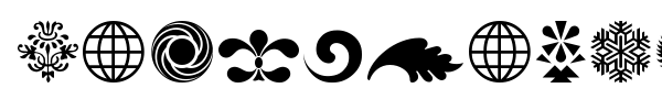 Cornucopia of Ornaments Four font