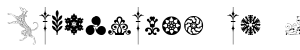Cornucopia of Ornaments Two font
