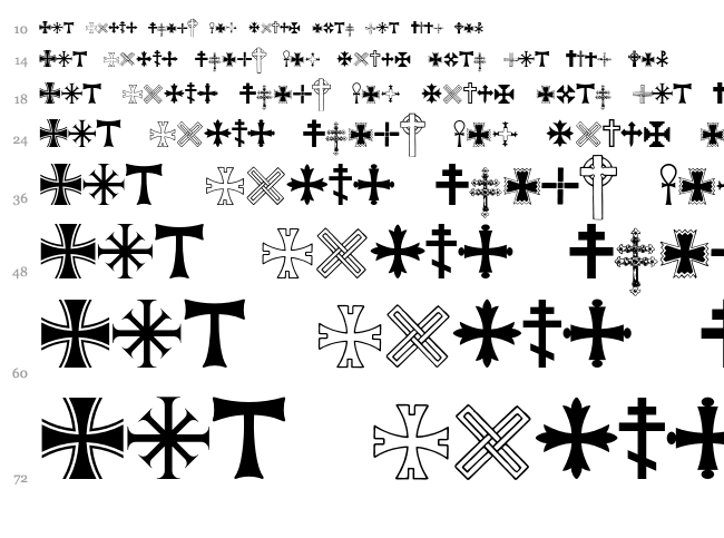 Equis font waterfall