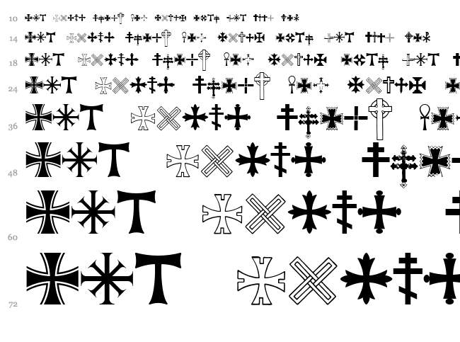 Equis font waterfall