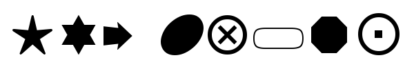 FnT Basic Shapes 1 font
