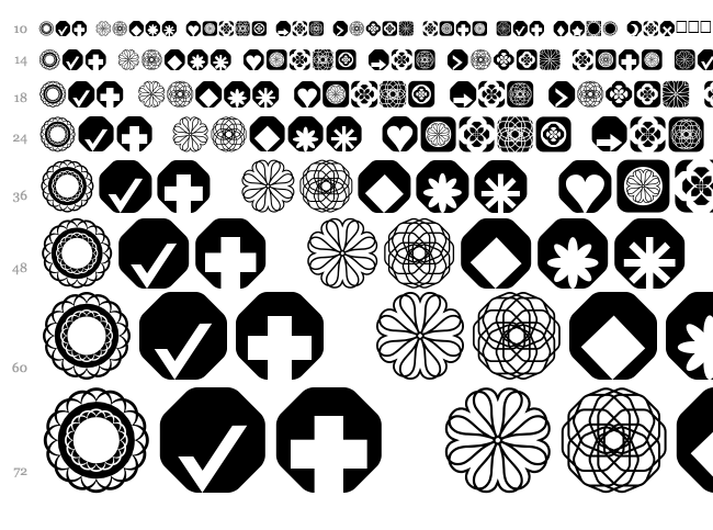 Fontsnthings 250th font waterfall