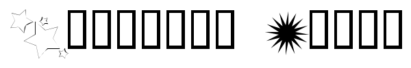 Freaking Stars font