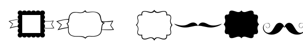 KG Flavor and Frames font