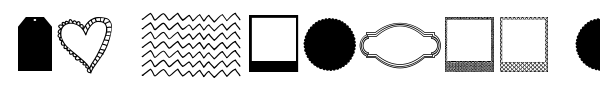 KG Flavor and Frames Three font