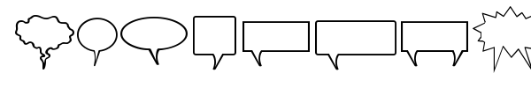 Komika Bubbles font