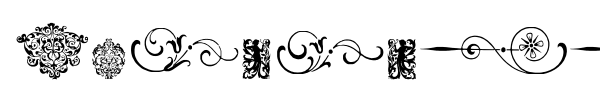 Neoclassic Fleurons font