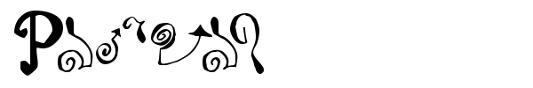 Polywog font