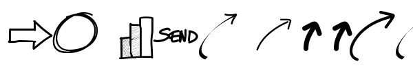 PW New Arrows font