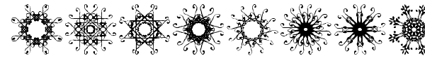 Rosette 110621 font