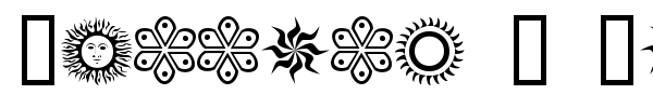 Running N Circles font