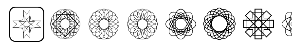 Symmetric Things font