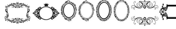 Vintage Frames 2 font