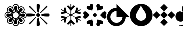 WM Shapes 1 font