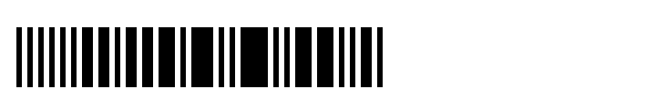 Barkode font