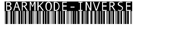 BarMKode-Inverse font