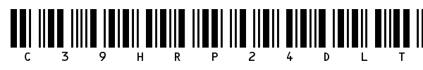 c39hrp24dltt font